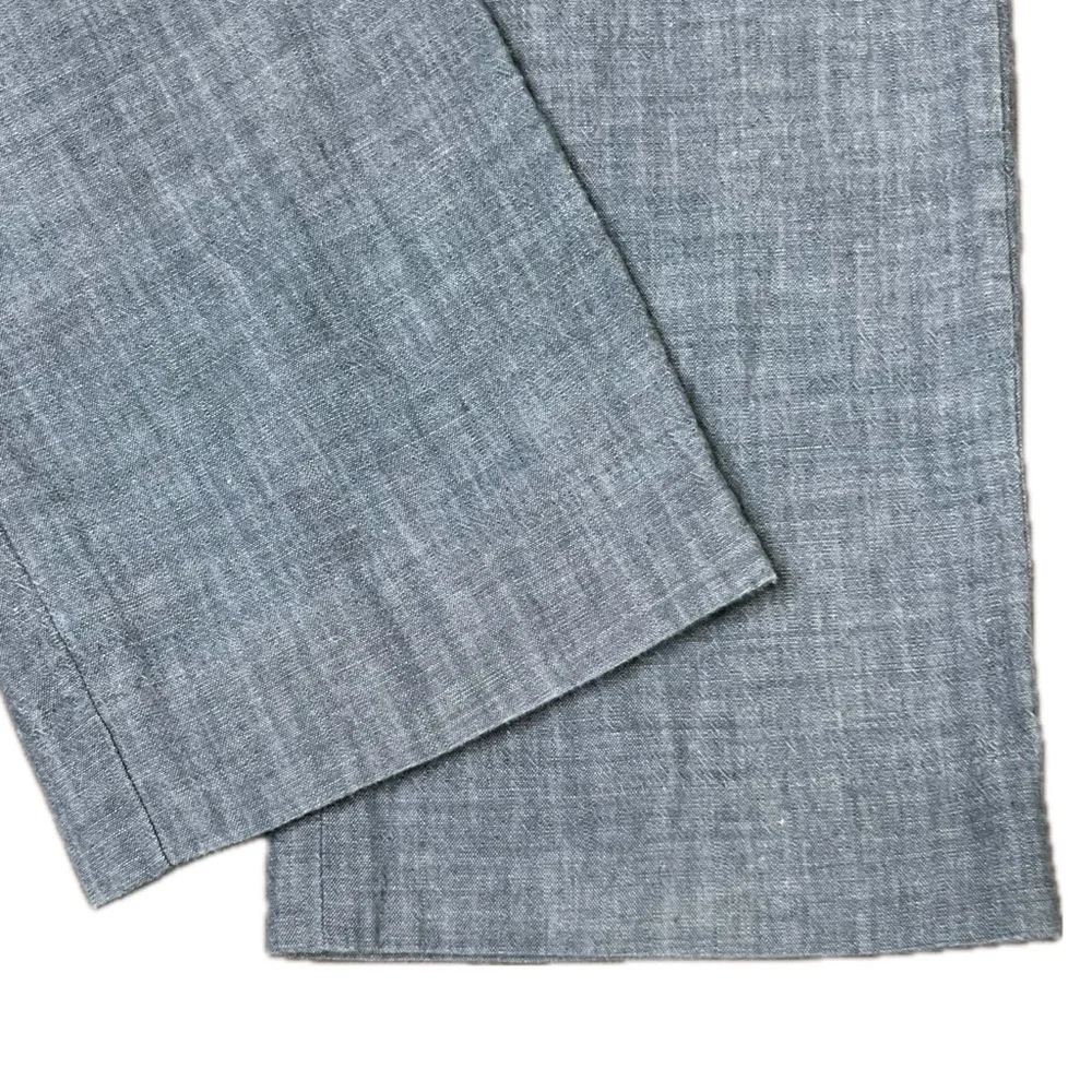 J. Crew Pants Men’s Bowery Slim Chambray Blue Lightweight 100% Cotton W 32 L 32